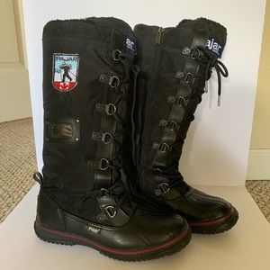 Pajar Boots, Grip, Size 38 or 7-7.5, Black